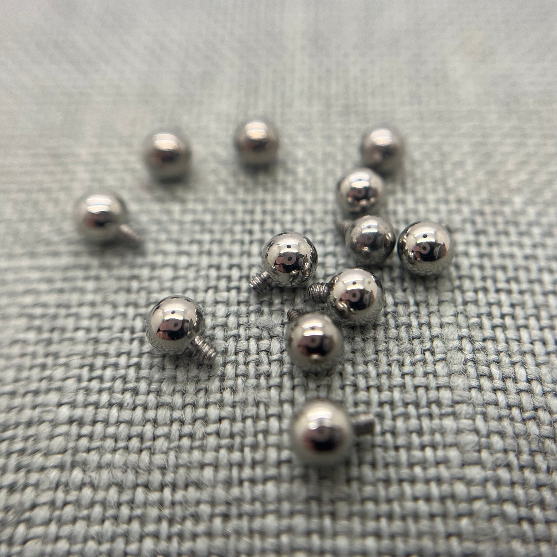 14g Stainless Steel Threaded Beads, Great for replacement beads. CLEARANCE Tribal Expression Jewelry