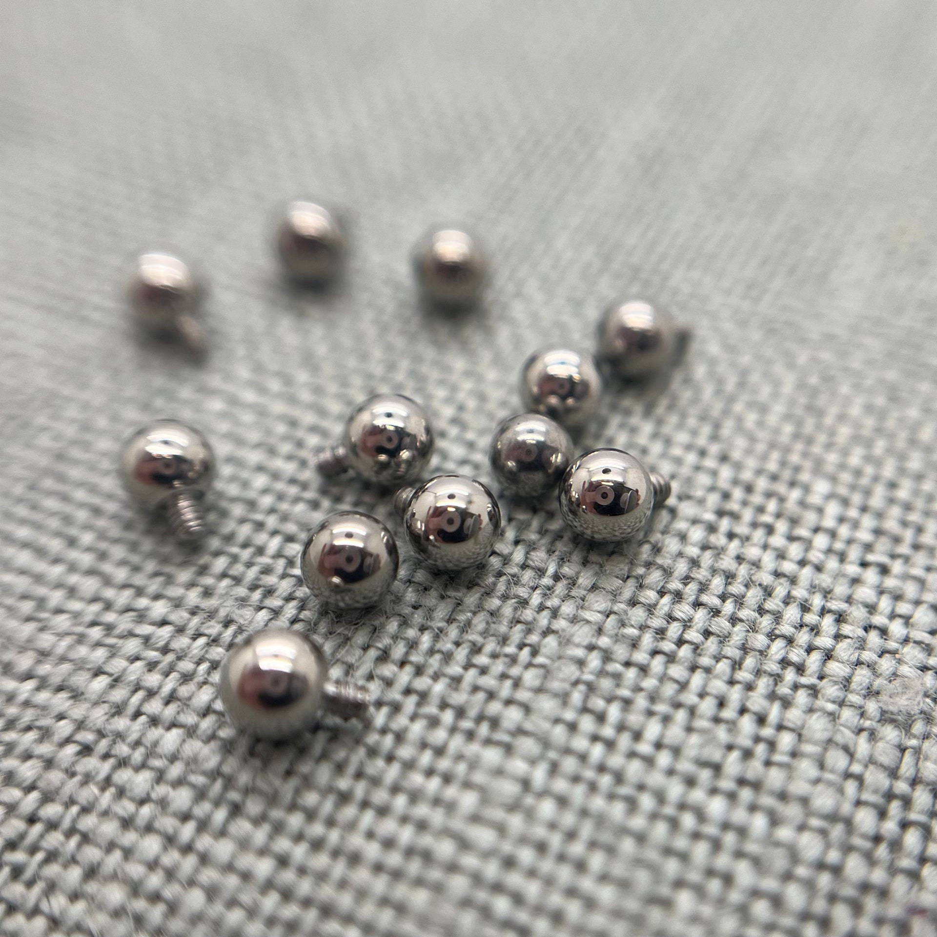 14g Stainless Steel Threaded Beads, Great for replacement beads. CLEARANCE Tribal Expression Jewelry