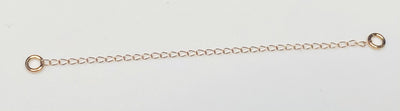 Fine gold curation chain with attachment loops