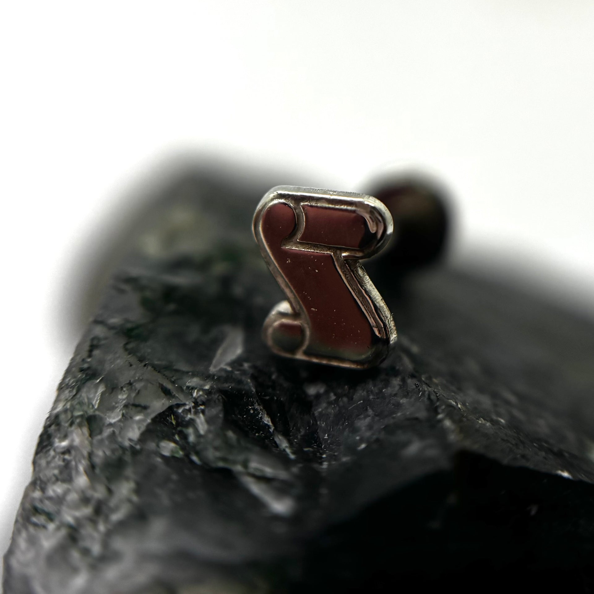 *NEW * Bookworm silver collection - Paper Scroll - for healed piercing