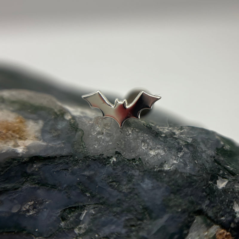 Limited Edition Silver Bat - For healed piercings !-1