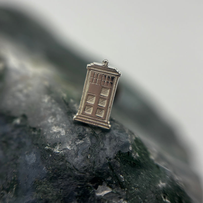 New Arrival – Limited Edition Silver Police Box (for healed piercings )-1