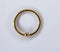 Solid 14kt Yellow Gold Fixed Bead Seam Ring