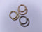 Solid 14kt "Stacked" Seam Ring, popular!!! Tribal Expression Jewelry