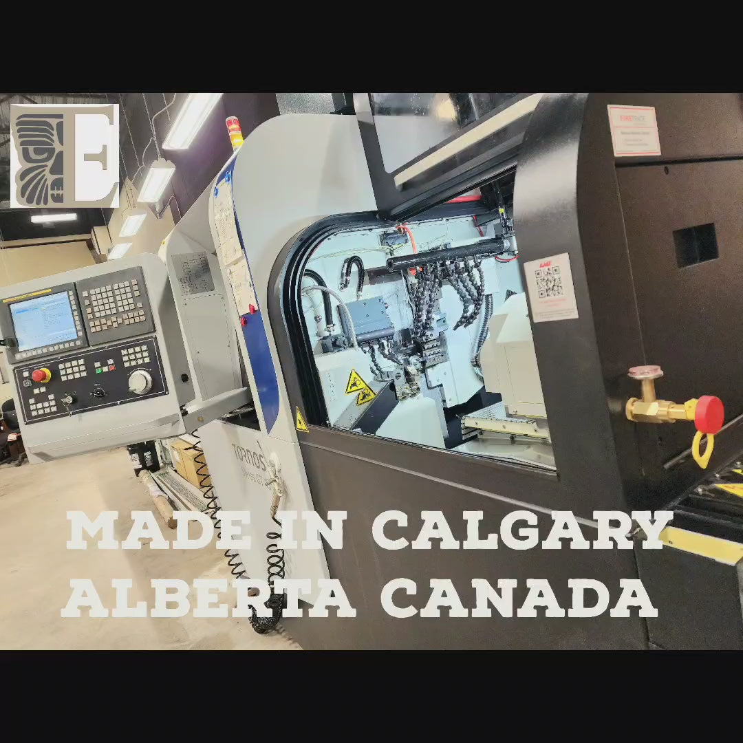 Jewelry manufacturing machinery in the Tribal Expression Calgary workshop