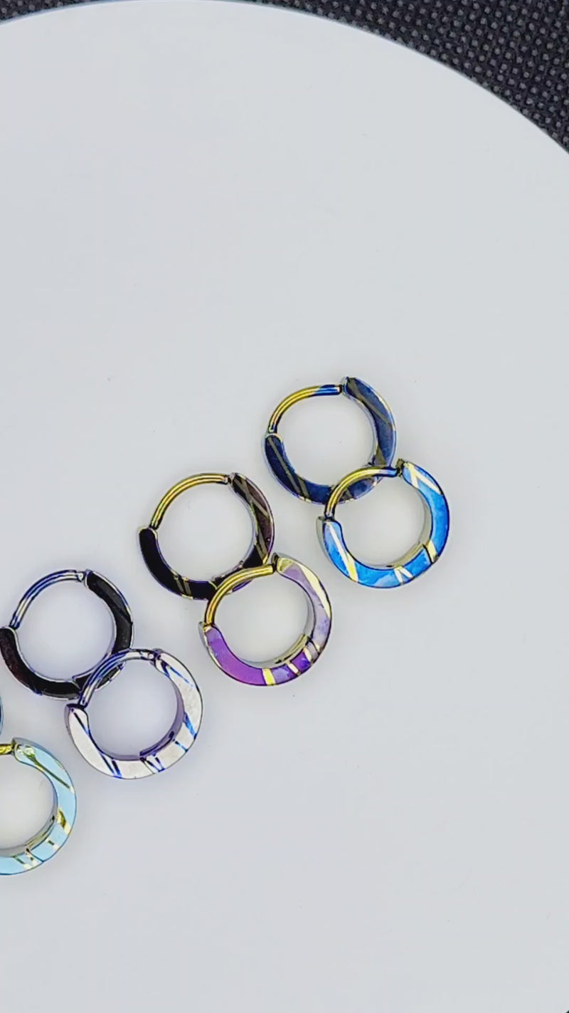 Elevated titanium snap lock clicker 80s Design (advanced designs) custom design-3