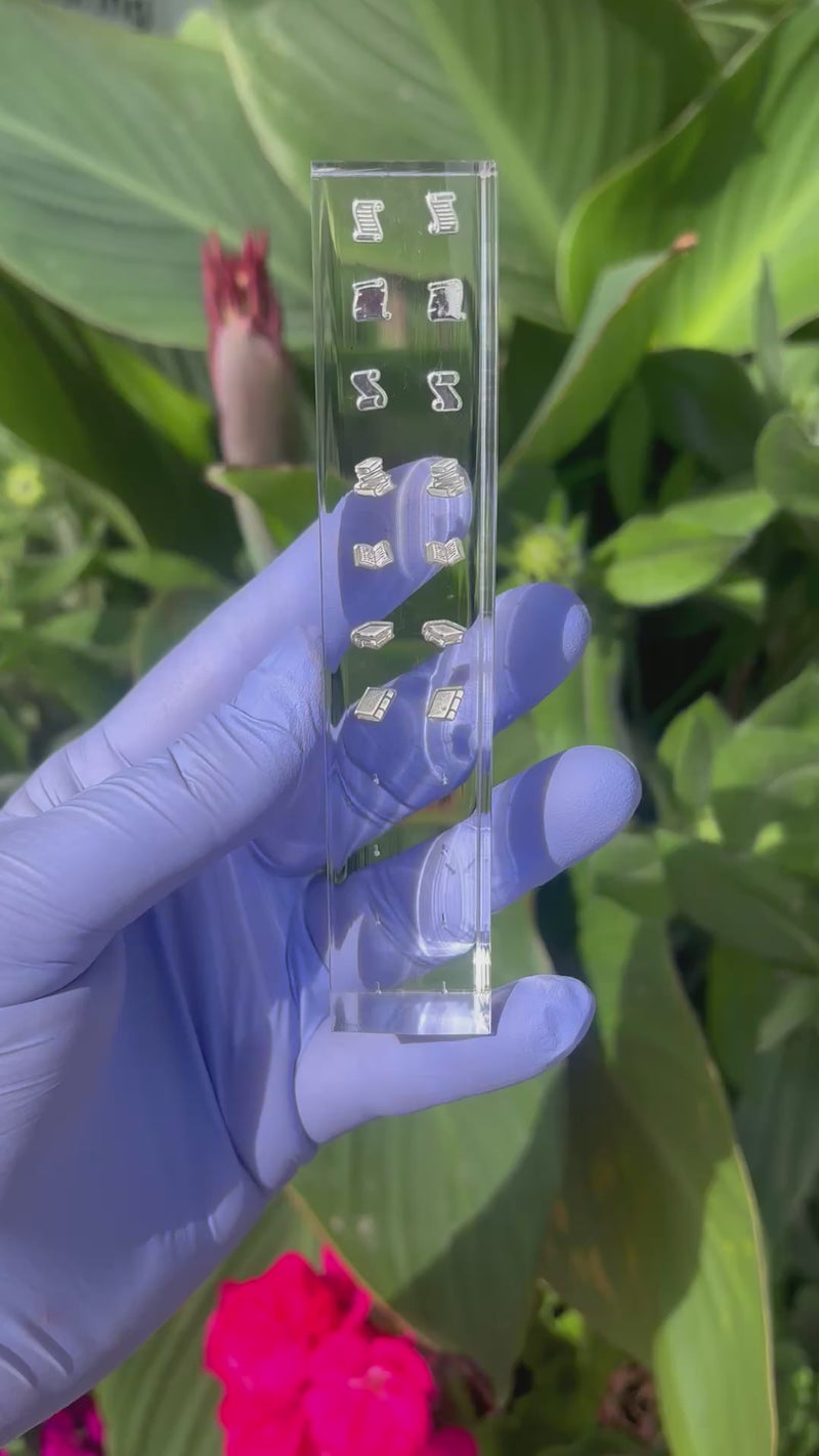 * NEW *  Bookworm silver collection- Open book - for healed piercings-4