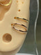 14kt Gold Split Seam Ring Tribal Expression Jewelry